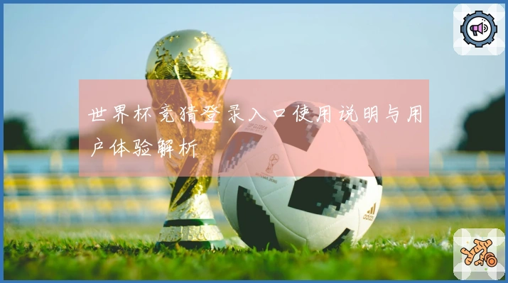 世界杯竞猜登录入口使用说明与用户体验解析